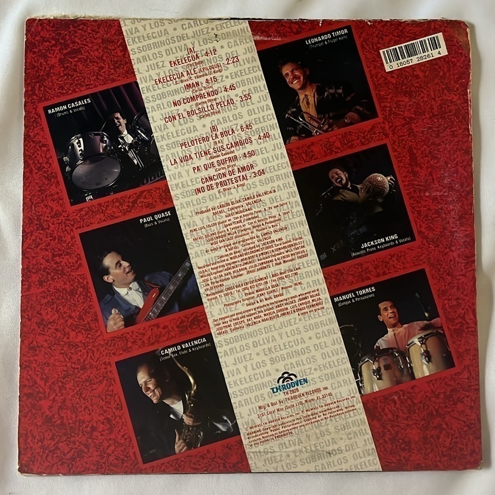 CARLOS OLIVA Y LOS SOBRINOS DEL JUEZ – "EKELECUÁ" VINYL RECORD ✨✨✨ - Picture 2 of 5